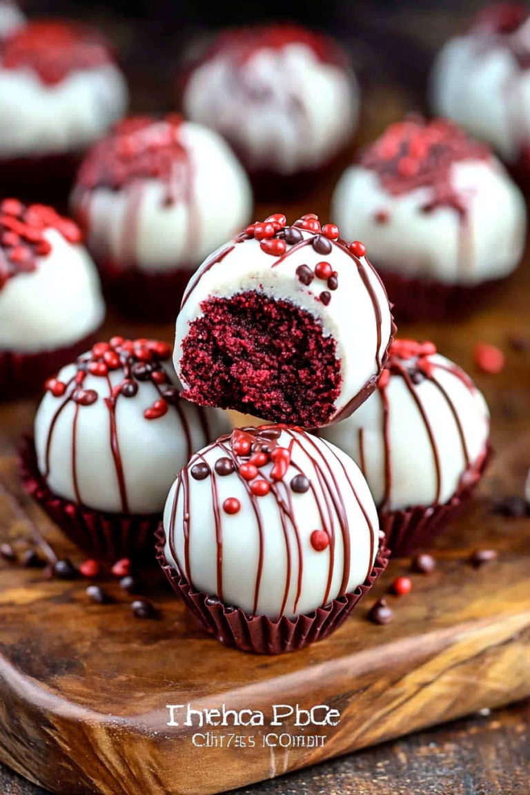 red velvet cake balls