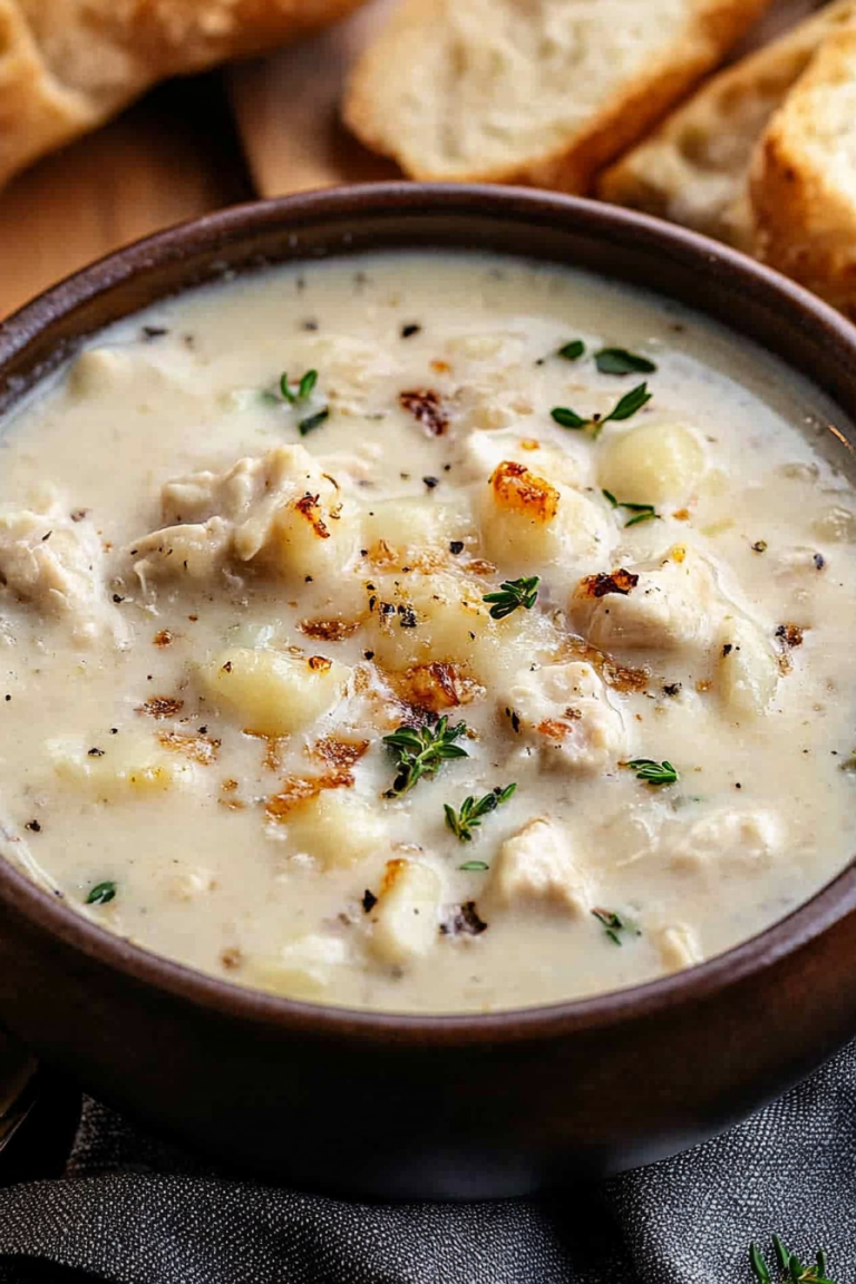 Garlic Parmesan Chicken Chowder
