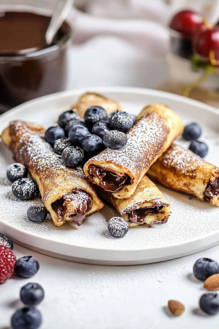 Nutella French Toast Rollups