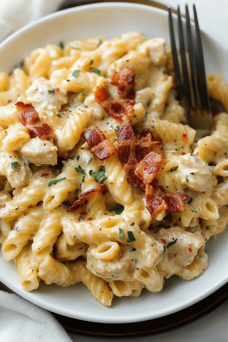 Cheesy Ranch Chicken Pasta