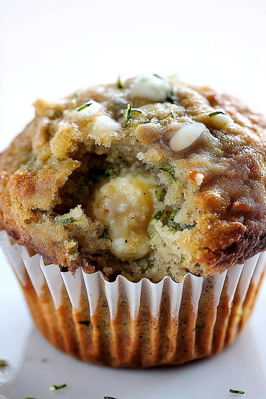 banana zucchini muffins