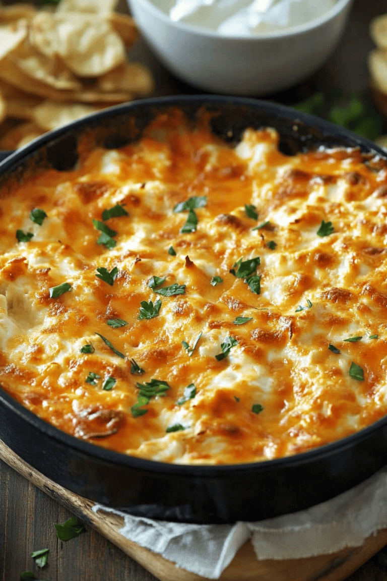 Keto buffalo chicken dip