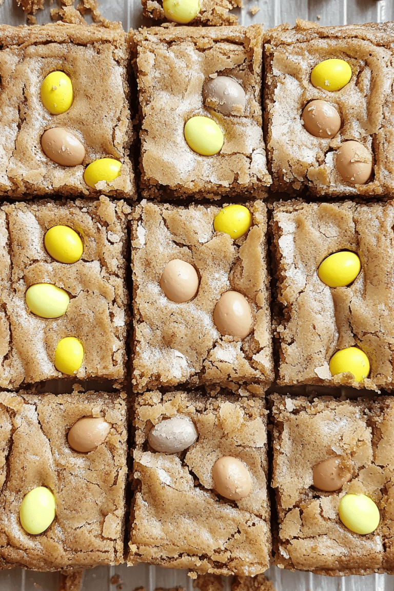 Cadbury Mini Egg Blondies