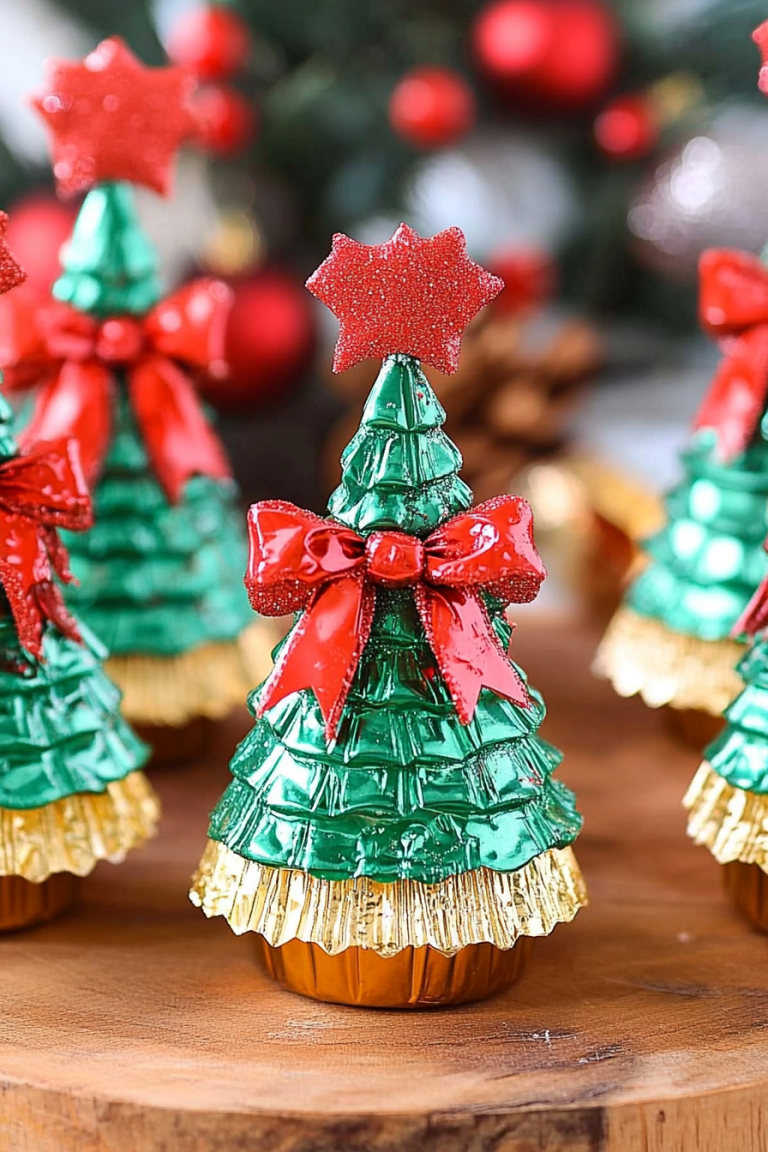 Meringue Christmas Trees