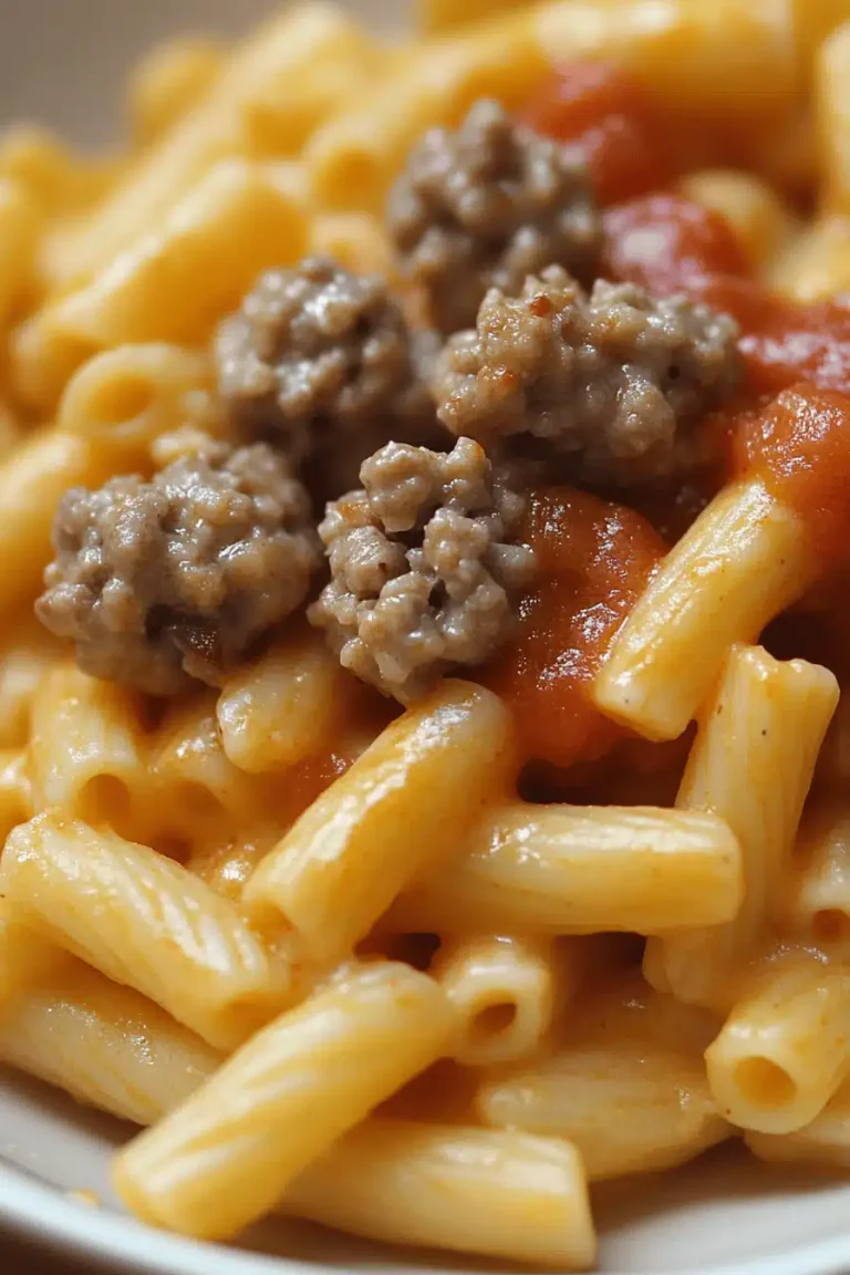 cheeseburger pasta