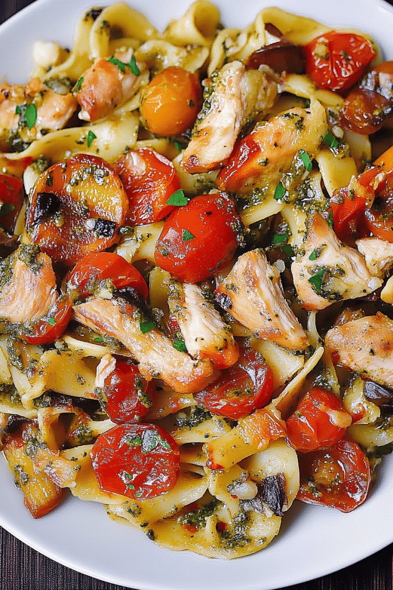 sweet pea pesto pasta