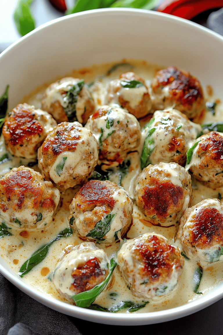 Lemon Chicken Ricotta Meatballs