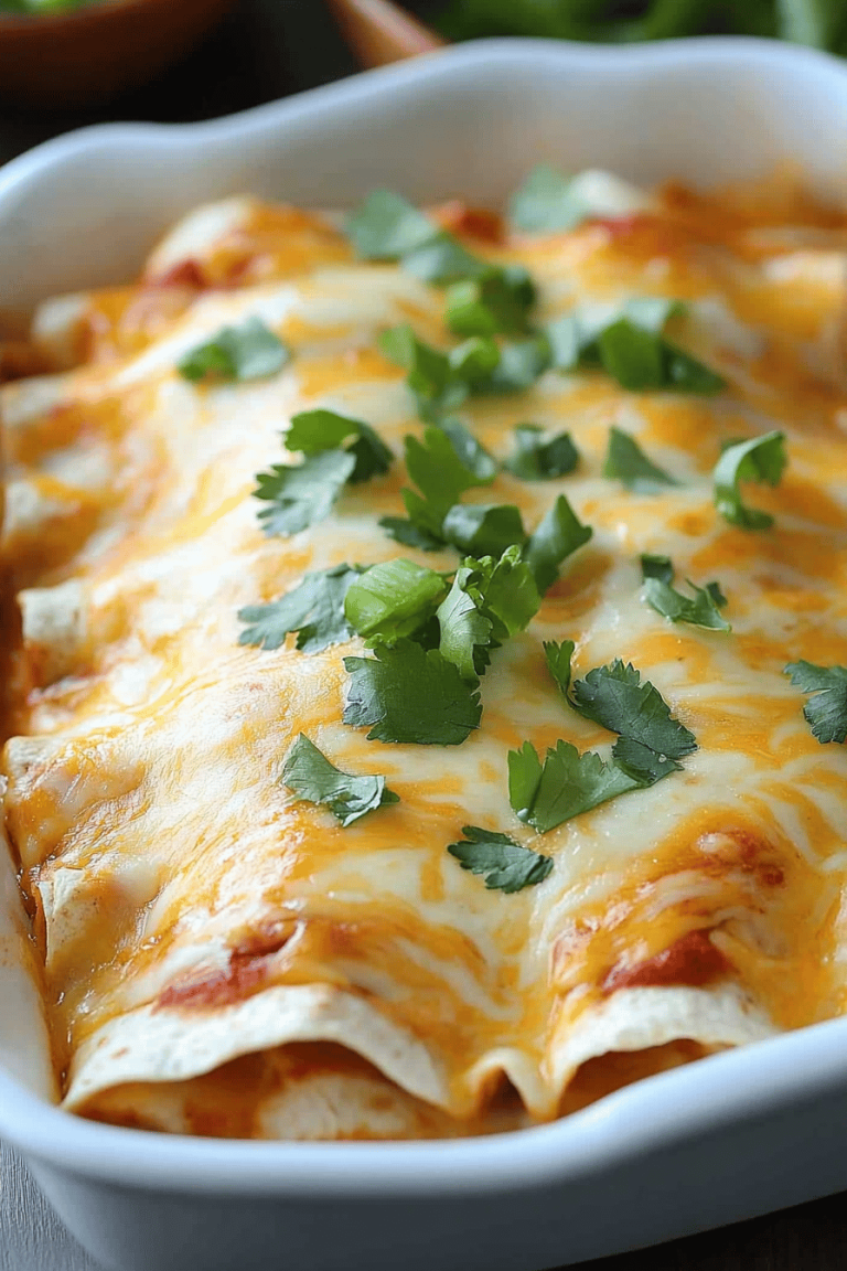 Bean and Cheese Enchiladas