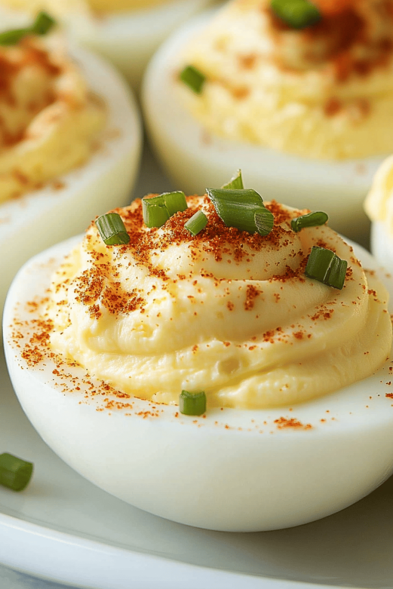 Easy Avocado Deviled Eggs Recipe