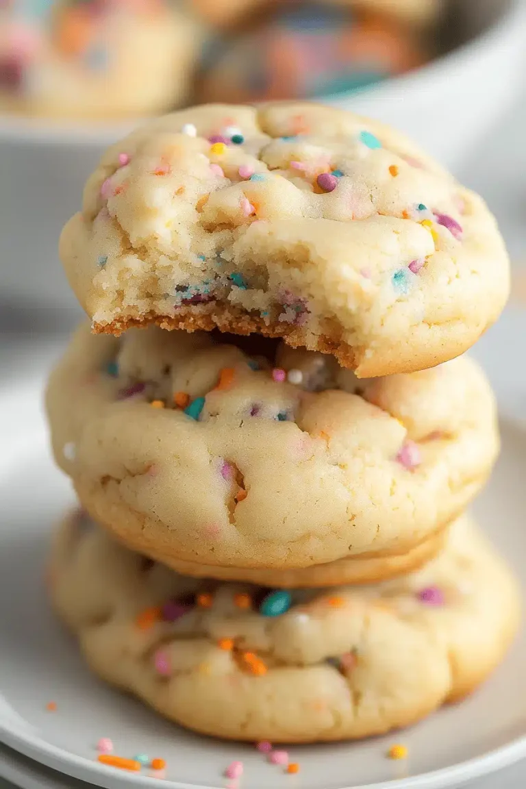 confetti cake mix cookies