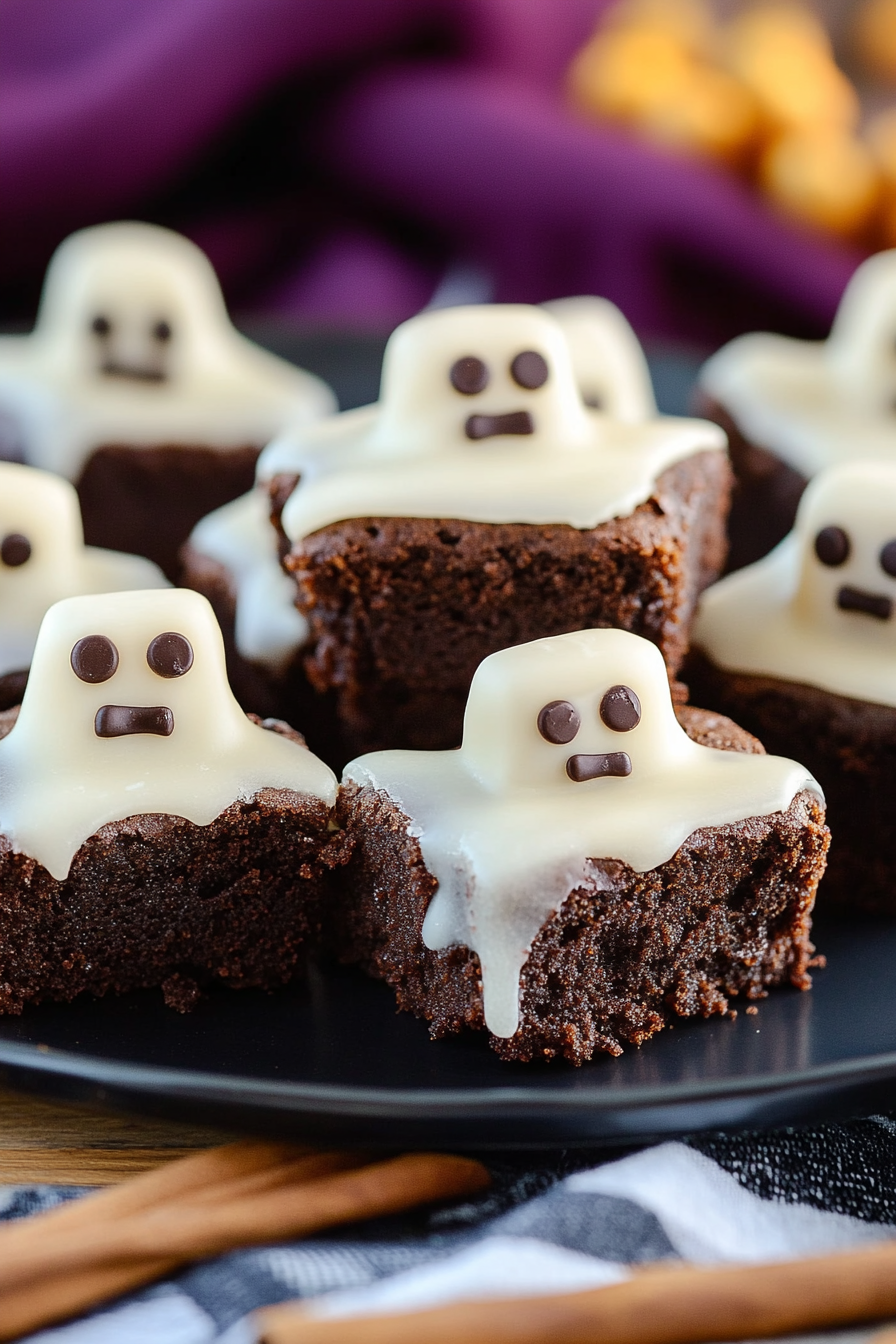 ghost brownies