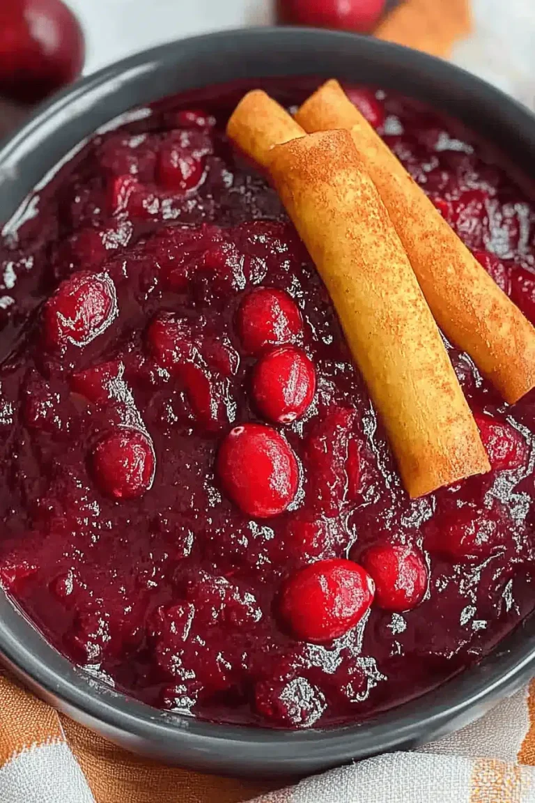 Crockpot Cranberry Sauce