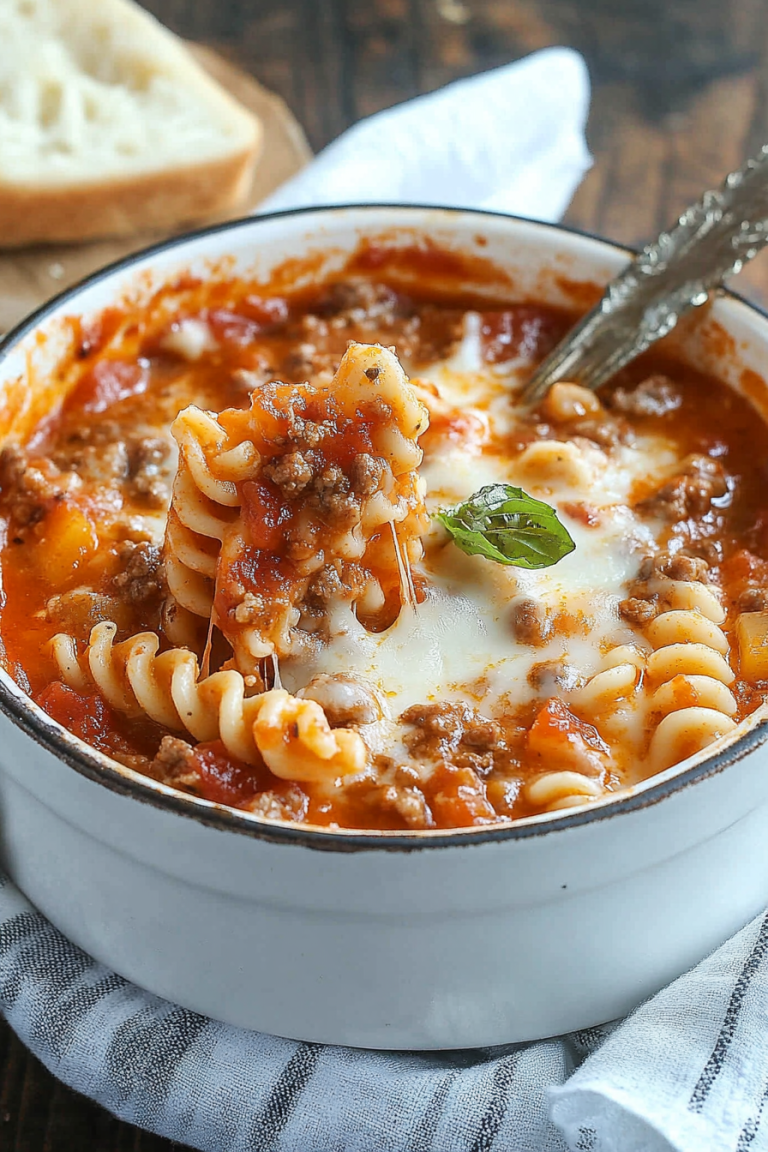 White Lasagna Soup
