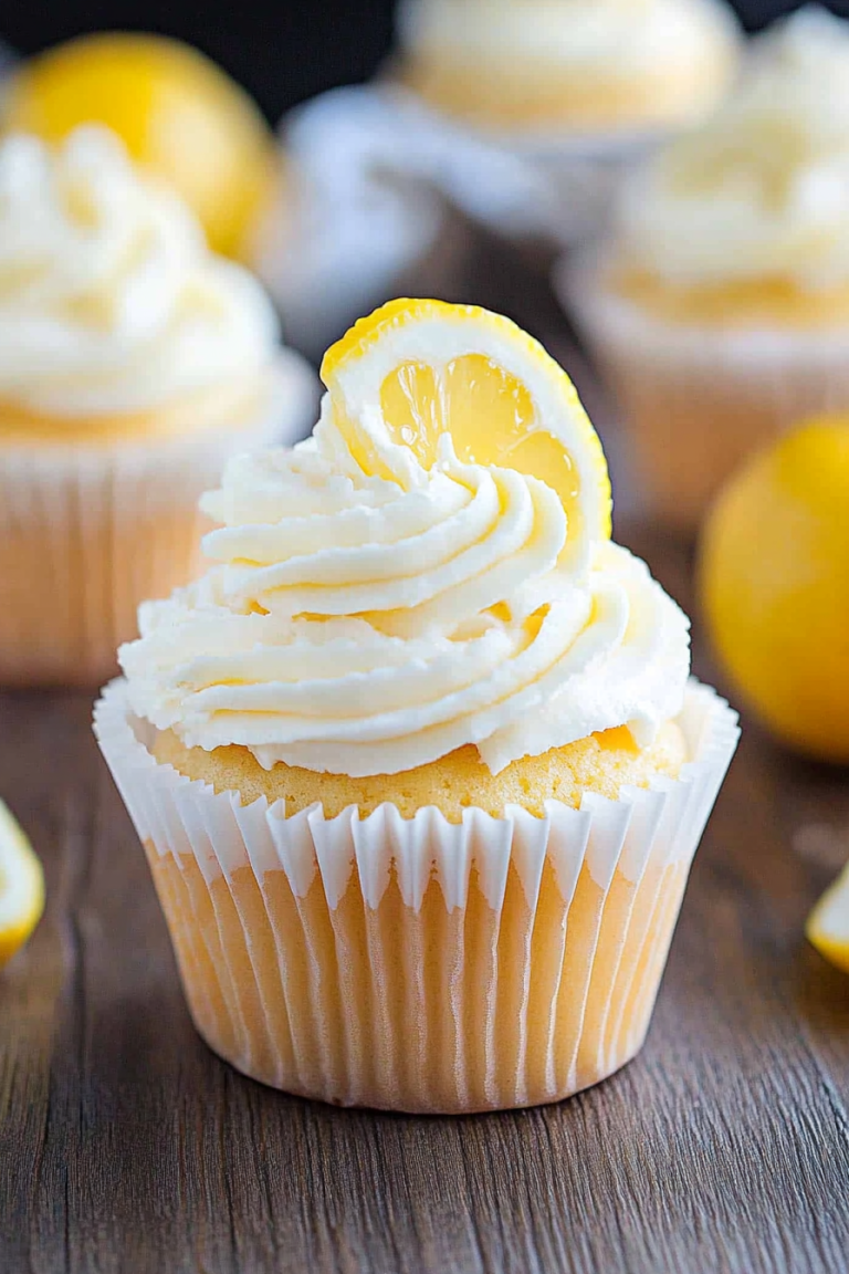 lemon cupcakes buttercream