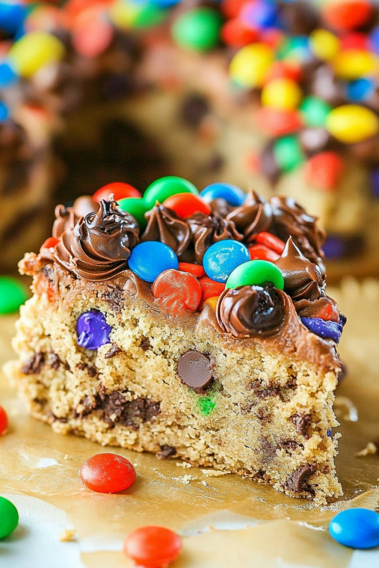 monster cookie cake
