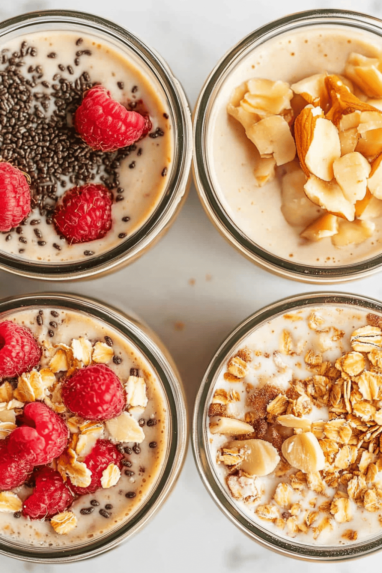 easy overnight oats recipes