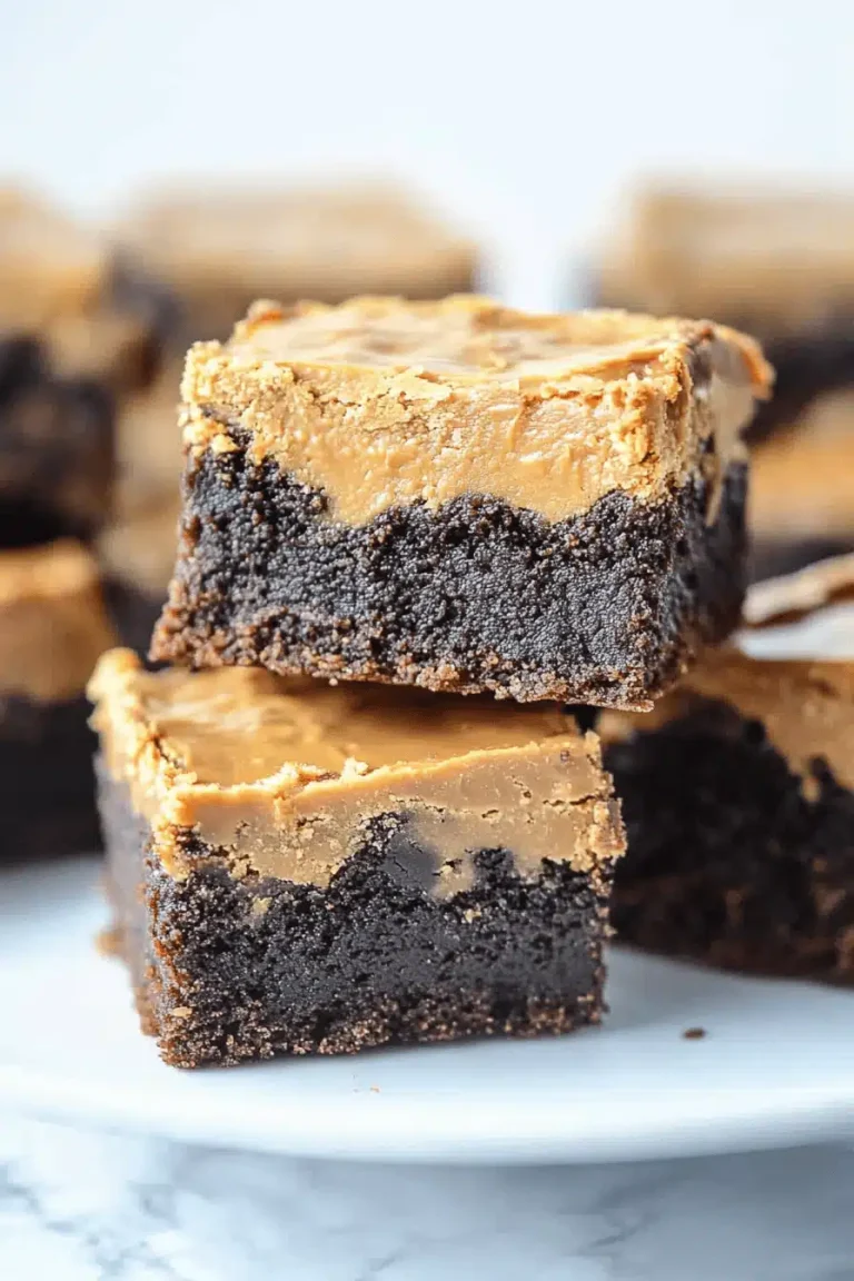 Peanut Butter Brownies How to Swirl Perfection