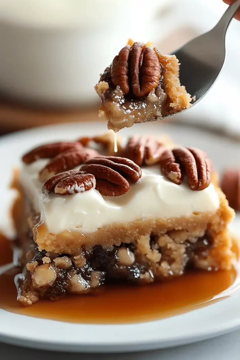 Pecan pie dump cake