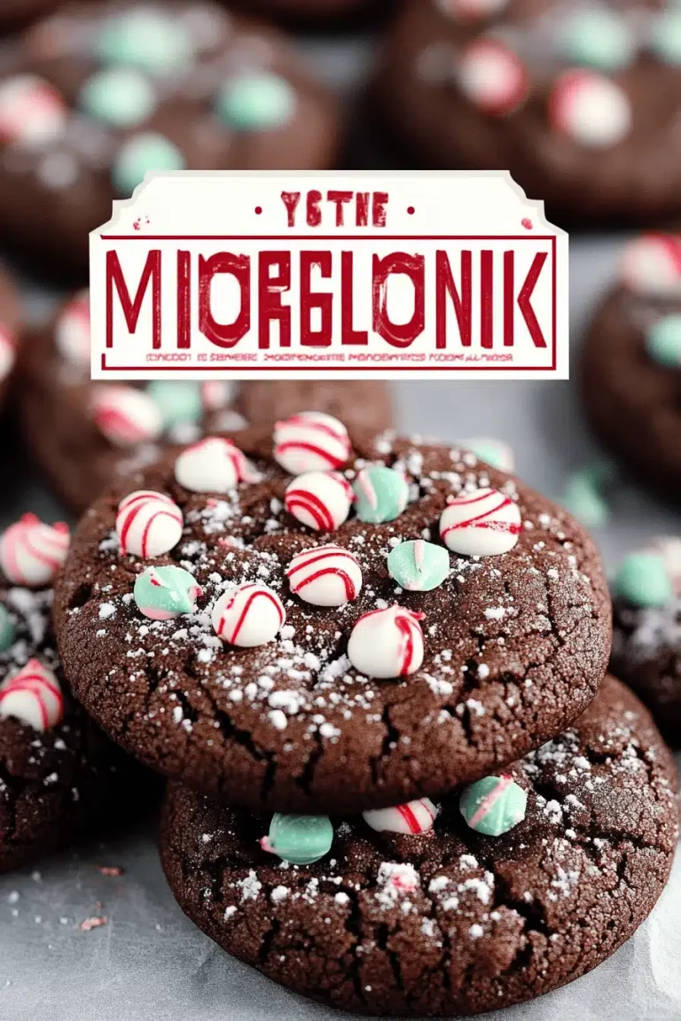 Easy Peppermint Chocolate Brownies Delight