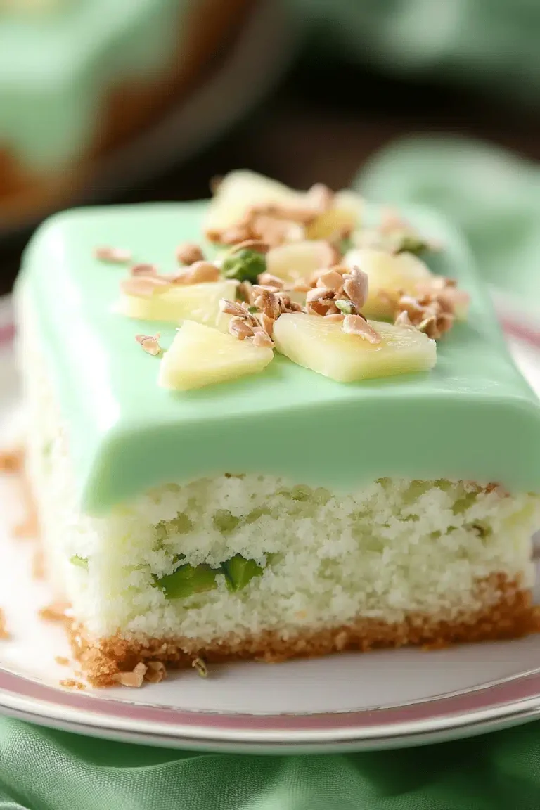 pistachio poke cake