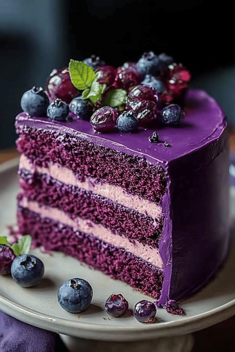 purple velvet cake