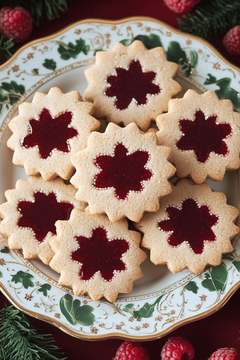 Raspberry Swirl Cookies