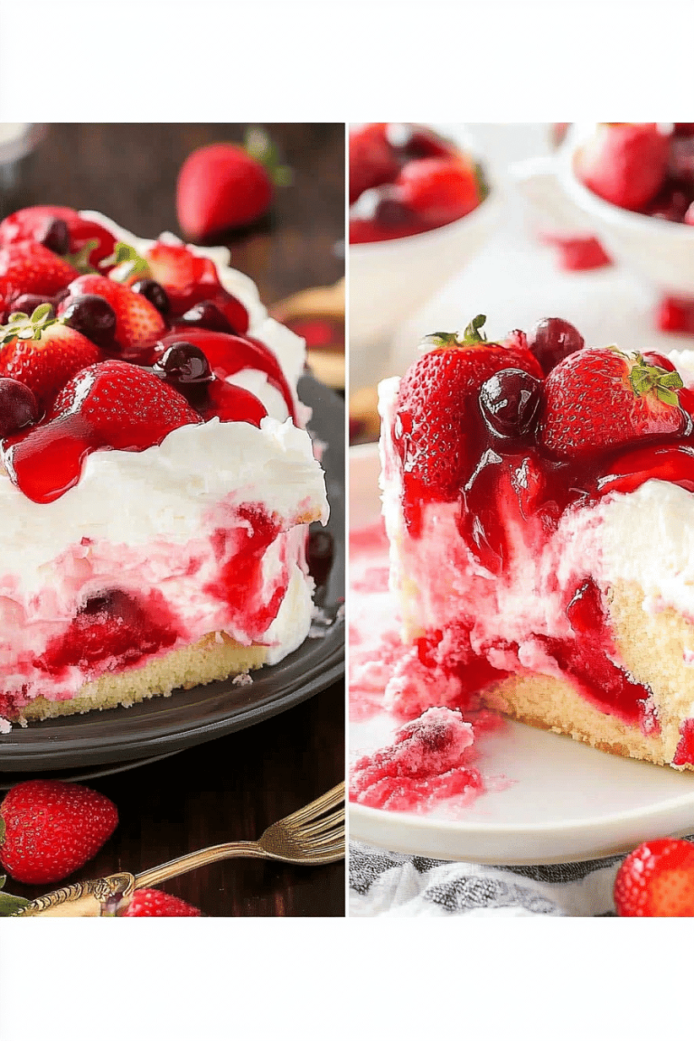 strawberry wine cake