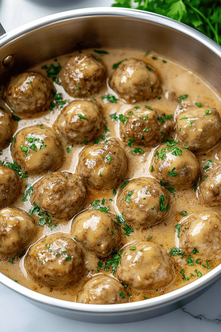 Swedish meatballs recipe