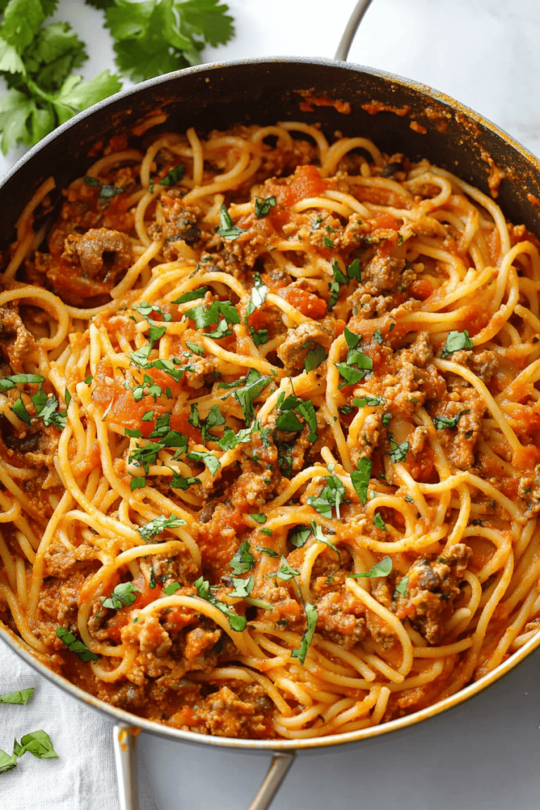 TikTok spaghetti recipe