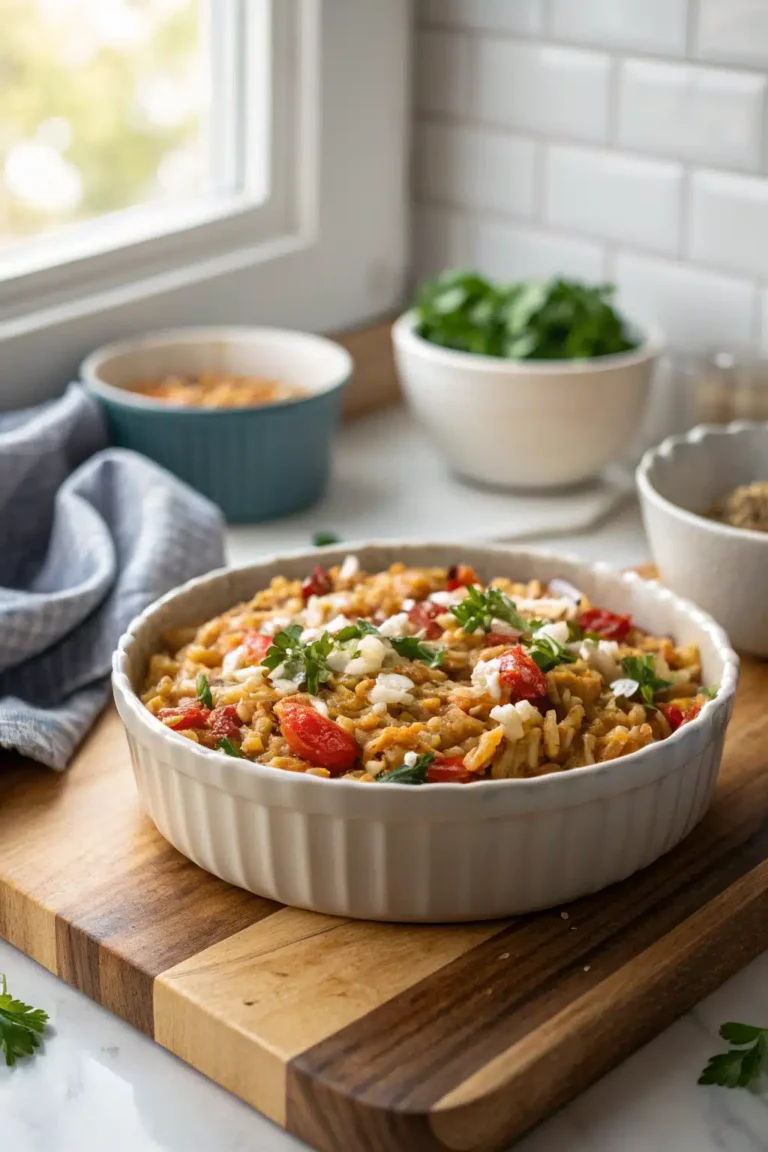 Greek Baked Orzo