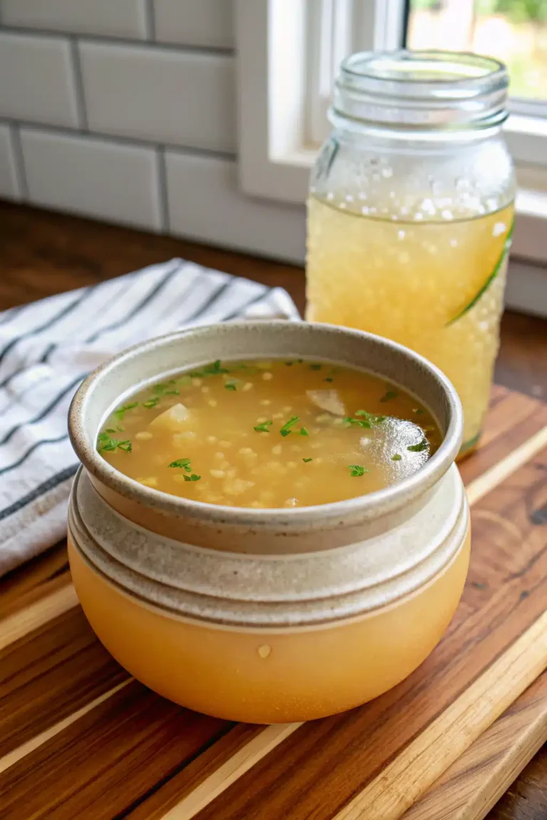Homemade Chicken Stock From Your Crock