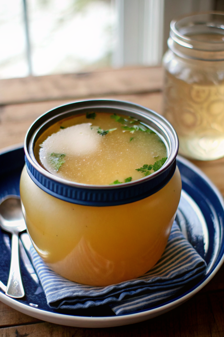 Homemade Chicken Stock From Your Crock